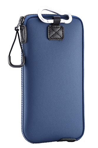 OneJoy Handyhülle Handyhülle Neopren Handytasche für iPhone 14 Pro Max, Google Pixel 7, Galaxy Z Fold 4 AJ10-078 Navy 17cm x 9cm von OneJoy