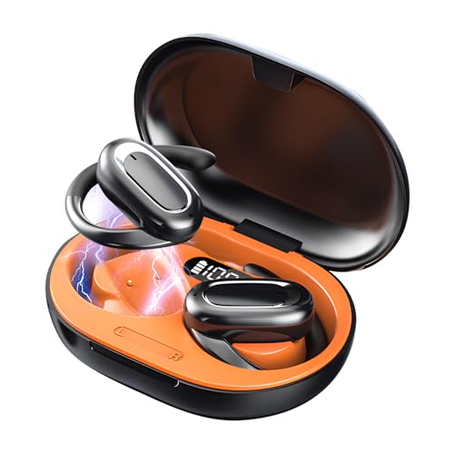 OneNine Sport Kopfhörer Bluetooth, T35 Open Ear Kopfhörer Bluetooth 5.3 mit HD Mic, Earbuds mit Ohrbügeln, 24 Std. Spielzeit, ENC Anruf Noise Cancelling, IPX5, Ohrhörer für Büroarbeit/Sports OneNine Sport Kopfhörer Bluetooth, T35 Open Ear Kopfhörer Bluetooth 5.3 mit HD Mic, Earbuds mit Ohrbügeln, 24 Std. Spielzeit, ENC Anruf Noise Cancelling, IPX5, Ohrhörer für Büroarbeit/Sports von OneNine