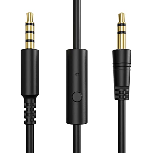 OneOdio Aux-Kabel 3,5 mm für Kopfhörer Pro10, 1,2 m, Schwarz von OneOdio