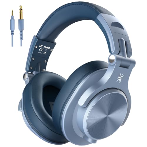 OneOdio Kopfhörer Over Ear, DJ Kopfhörer mit Kabel, Professionell Geschlossener Studio HiFi Kopfhörer mit Share Port für E-Drum Piano Gitarre AMP Recording Monitoring von OneOdio