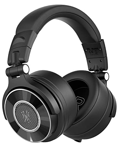OneOdio Kopfhörer mit Kabel, Monitor 60 Professioneller geschlossener Studio Kopfhörer 38 Ohm, Kopfhörer Over Ear mit 50mm Treiber Hi-Res Audio, Abnehmbares Kabel(3.5mm/6.35mm), für Podcast, Handy, PC von OneOdio
