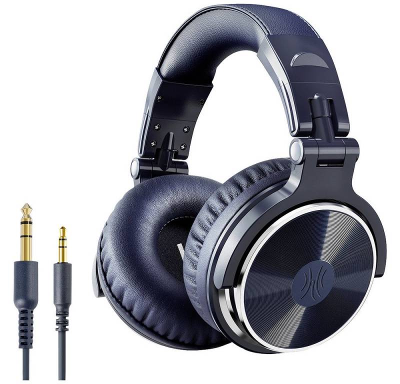 OneOdio OneOdio Pro-10 DJ Over Ear Kopfhörer kabelgebunden Stereo Blau High-R Kopfhörer von OneOdio