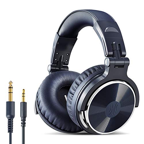 OneOdio Pro10 Kopfhörer, Kabelgebunden, Audio-Monitoring für PC-Tablet, Smartphone (Marineblau) von OneOdio