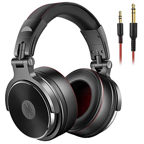 OneOdio Pro50 Over-Ear Kabelgebundener DJ-Kopfhörer (Schwarz) von OneOdio