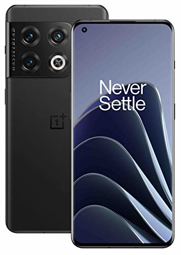 OnePlus 10 Pro 5G 8GB RAM 128GB SIM-freies Smartphone mit Hasselblad-Kamera für Smartphones der 2. Generation - 2 Jahre Garantie - Volcanic Black von OnePlus