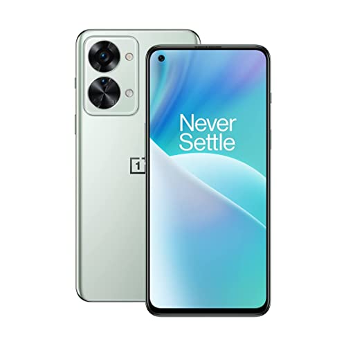 OnePlus Nord 2T 5G - 8GB RAM 128GB SIM-freies Smartphone mit 50MP KI Dreifach-Kamera und 80W SUPERVOOC Schnell-Ladung- 2 Jahre Garantie - Jade Fog von OnePlus