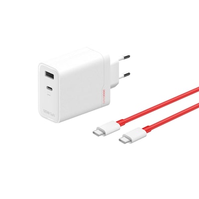 OnePlus SUPERVOOC 120W Dual Ports GaN Power Adapter Kit weiß OnePlus SUPERVOOC 120W Dual Ports GaN Power Adapter Kit weiß von OnePlus