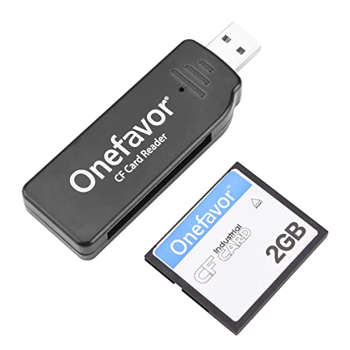 Onefavor Kartenleser, Compact Flash CF-Speicherkarten-USB-Leser/-Schreiber (ohne CF-Karte) von Onefavor