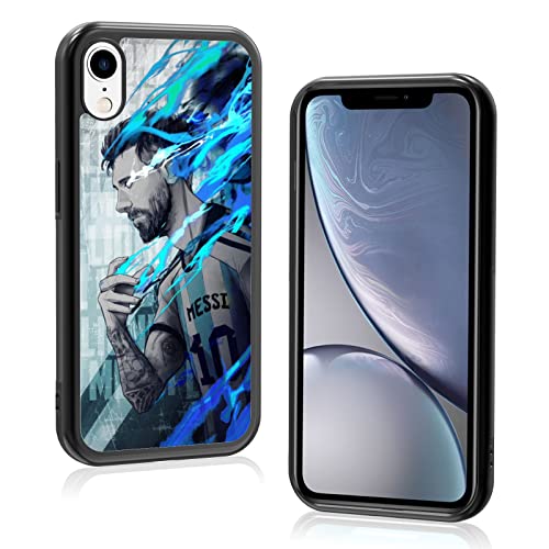 Coole Messi Fußball-Handyhülle, kreative Fußball-iPhone Xr Hülle, rutschfestes Muster-Design und Stoßdämpfung, weicher Silikagel-Rahmenunterstützung, Mädchen und Jungen, Damen und Herren Coole Messi Fußball-Handyhülle, kreative Fußball-iPhone Xr Hülle, rutschfestes Muster-Design und Stoßdämpfung, weicher Silikagel-Rahmenunterstützung, Mädchen und Jungen, Damen und Herren von Onemiliayears
