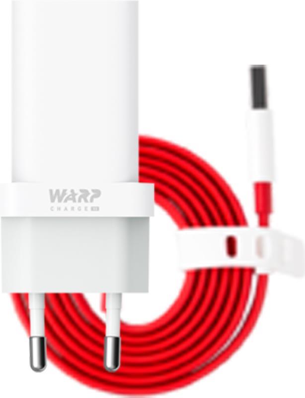 ONEPLUS - Warp Charger Schnellladegerät - 30W + 6A - Weiss - USB Ladegerät Original Netzteil (WC0506A3HK D301) von Oneplus