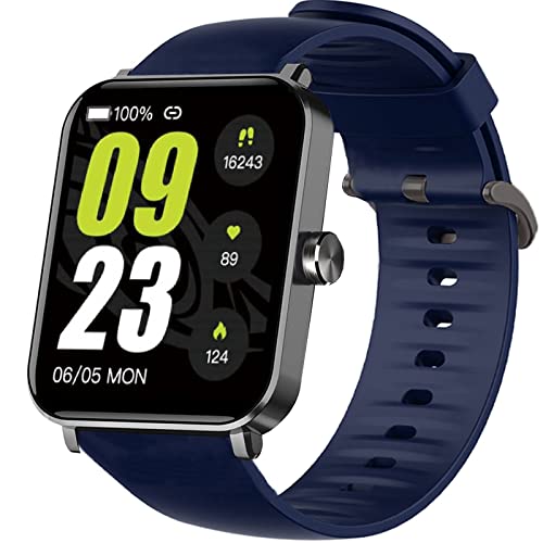 Onetuo Armband Kompatibel Für HUAKUA G50 Smartwatch, Sport Silikon Classic Ersatz Uhrenarmband Für HUAKUA G50 Smartwatch (Blau) von Onetuo