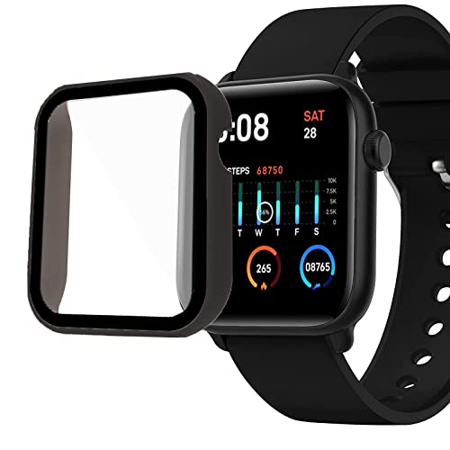 Onetuo Schutzhülle für XPLORA XMOVE Smartwatch, Hard PC hülle mit Glas Displayschutz kompatibel mit XPLORA XMOVE Smartwatch (Schwarz) von Onetuo