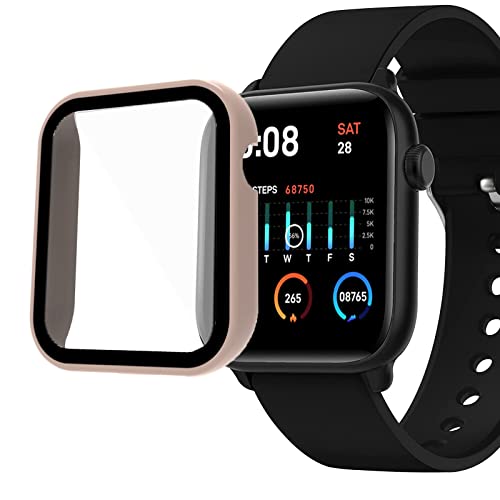 Onetuo Schutzhülle für XPLORA XMOVE Smartwatch, Hard PC hülle mit Glas Displayschutz kompatibel mit XPLORA XMOVE Smartwatch (rosa) von Onetuo