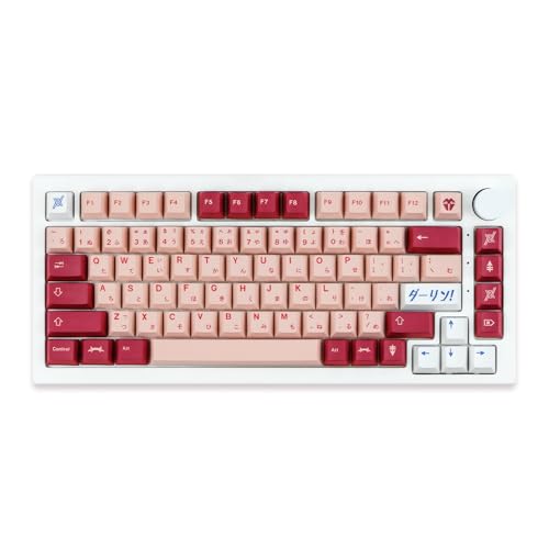 Onewin PBT-Tastenkappen, Sublimationsdruck, 60, 65, 75, 100 %, benutzerdefinierte Tastenkappen, OEM-Profil, 134/152 Tasten-Set, verschleißfest, buntes Design für Cherry Gateron MX Switche Tastatur Onewin PBT-Tastenkappen, Sublimationsdruck, 60, 65, 75, 100 %, benutzerdefinierte Tastenkappen, OEM-Profil, 134/152 Tasten-Set, verschleißfest, buntes Design für Cherry Gateron MX Switche Tastatur von Onewin