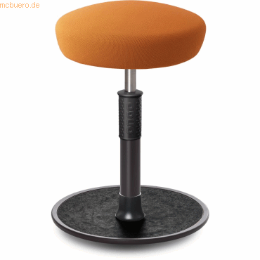 Ongo Sitz- Stehhocker Free Regular Hutsitz Gestrick Orange schwarz /sc von Ongo