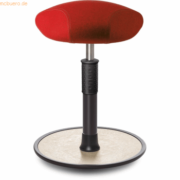 Ongo Sitz- Stehhocker Free Regular Triangel kvadrat Divina Mel. Rot sc von Ongo