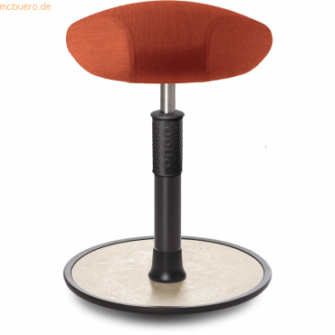 Ongo Sitz- Stehhocker Free Regular Triangel kvadrat Remix Orange schwa von Ongo