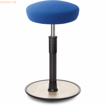 Ongo Sitz- Stehhocker Free Tall Hutsitz Gestrick Blau schwarz /cremewe von Ongo