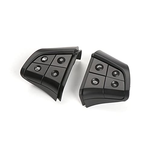 Auto Lenkradschalter Tasten Abdeckung,1648200010/1648200210 Steuertasten Links und Rechts Knopf Cover für W164 W251 W245 ML GL B/R-CLass Steering Wheel Switch Button Multifunktions Lenkrad Schalter von Oniissy