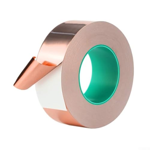 Kupferband für Schneckenschutz, Schneckenschutz, Kupferband, für Balkone, 30 mm x 20 m, Kupferfolienband, PestTape, selbstklebendes Abwehrband (30 mm x 20 m) von Oniissy