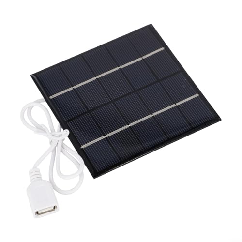 Oniissy Solar-USB-Panel, 5 W, 5 V, tragbares Solar-Ladegerät, Polysilizium, wasserdicht, für Handy, Erhaltungslade-Set für Wohnmobil, Boot, Auto Oniissy Solar-USB-Panel, 5 W, 5 V, tragbares Solar-Ladegerät, Polysilizium, wasserdicht, für Handy, Erhaltungslade-Set für Wohnmobil, Boot, Auto von Oniissy
