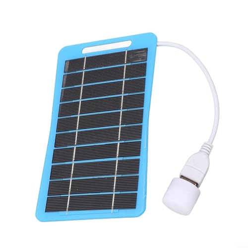Solar-Ladegerät für den Außenbereich, 5 W, 5 V, tragbar, Polysilizium, wasserdicht, für Handy/Powerbank/Ventilatoren/Sicherheitskameras/Angeln/Camping/Wandern Solar-Ladegerät für den Außenbereich, 5 W, 5 V, tragbar, Polysilizium, wasserdicht, für Handy/Powerbank/Ventilatoren/Sicherheitskameras/Angeln/Camping/Wandern von Oniissy