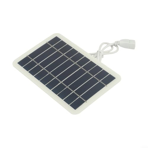 Solar-USB-Solarpanel, 5 W, 5 V, tragbares Solar-Ladegerät, Polysilizium, wasserdicht, für Handy/Ventilatoren/Sicherheitskameras/Angeln/Camping/Wandern im Freien Solar-USB-Solarpanel, 5 W, 5 V, tragbares Solar-Ladegerät, Polysilizium, wasserdicht, für Handy/Ventilatoren/Sicherheitskameras/Angeln/Camping/Wandern im Freien von Oniissy
