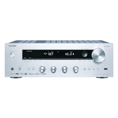 Onkyo TX-8270 S silber Netzwerk-Stereoreceiver Multi-Room 2x135W DAB+ WiFi BT von Onkyo