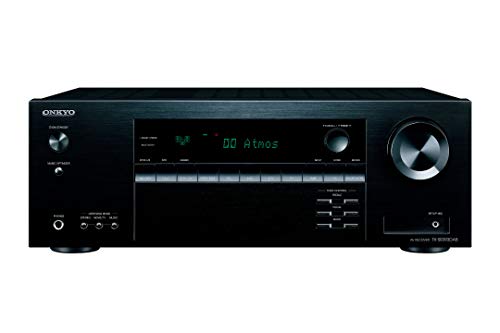 Onkyo TX-SR393DAB 5.2-Kanal AV Receiver (Bluetooth, DTS:X, Hi-Res, Dolby Atmos, DAB+), Schwarz von Onkyo