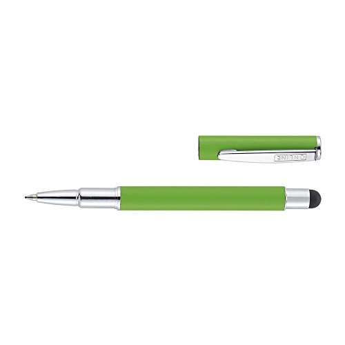 ONLINE 30015/3D - Metall-Kugelschreiber Stylus Pen Green, mit Großraummine, blauschreibend, mit Stylus Tip für Touchscreens, grün ONLINE 30015/3D - Metall-Kugelschreiber Stylus Pen Green, mit Großraummine, blauschreibend, mit Stylus Tip für Touchscreens, grün von Online