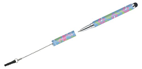 ONLINE 31271/3D Mini-Kugelschreiber i-Charm Denim Flamingo, D1-Standardmine, blauschreibend, Stylus Tip, ansteckbar an Kopfhörer-Buchse ONLINE 31271/3D Mini-Kugelschreiber i-Charm Denim Flamingo, D1-Standardmine, blauschreibend, Stylus Tip, ansteckbar an Kopfhörer-Buchse von Online