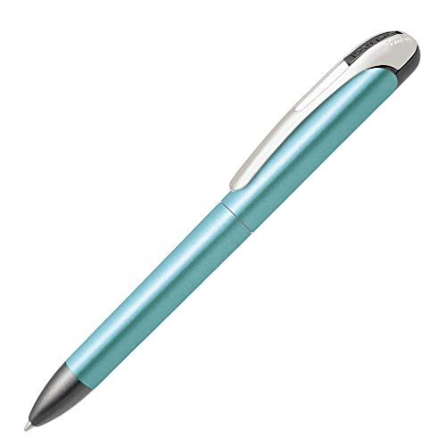 ONLINE Drehkugelschreiber College Metallic Turquoise, auswechselbare, dokumentenechte Mine, blau schreibend, 1 Stück (1er Pack) von Online