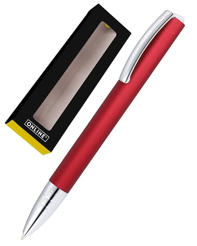 ONLINE Kugelschreiber Vision Wild Berry I Drehkugelschreiber mit Standard Großraummine in Strichstärke medium, Schreibfarbe Schwarz I Eleganter Kuli aus Aluminium in Geschenkbox ONLINE Kugelschreiber Vision Wild Berry I Drehkugelschreiber mit Standard Großraummine in Strichstärke medium, Schreibfarbe Schwarz I Eleganter Kuli aus Aluminium in Geschenkbox von Online