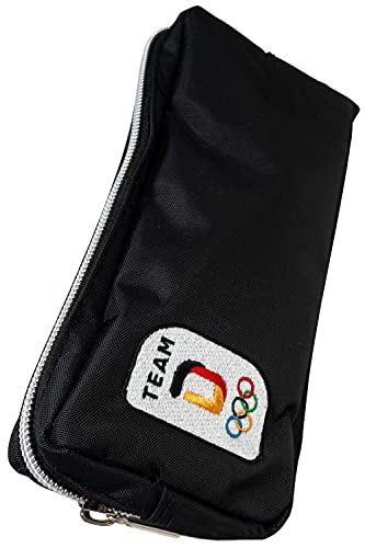 ONLINE Premium-Schlampermäppchen/Pencil Case Team Deutschland I Stylisches Schlamperetui für Jungen & Mädchen I Federmäppchen mit Reißverschluss I 1 Fach I Lizenzprodukt zur Olympiade von Online