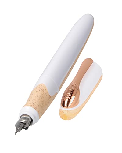 Online Füller Air White Rose | hochwertiger Füller in ergonomischem Dreiecks-Design | Iridiumfeder, Breite M | nachfüllbar: Kombipatrone oder Standardpatronen | inklusive Tintenpatrone blau Online Füller Air White Rose | hochwertiger Füller in ergonomischem Dreiecks-Design | Iridiumfeder, Breite M | nachfüllbar: Kombipatrone oder Standardpatronen | inklusive Tintenpatrone blau von Online