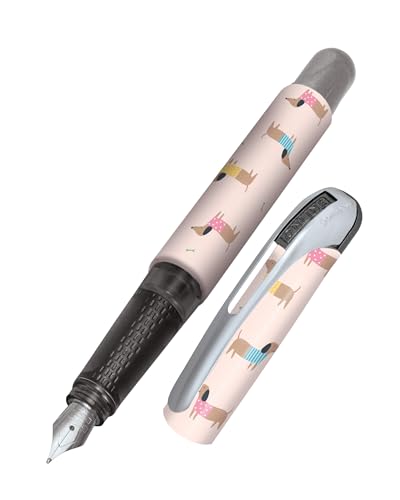 Online Füller College Dackel mit M-Feder I Füller Grundschule mit coolem Hunde-Design & Clip I Allergikerfreundlich, leicht & ergonomisch I Füllhalter inkl. blauer Tintenpatrone I Made in Germany Online Füller College Dackel mit M-Feder I Füller Grundschule mit coolem Hunde-Design & Clip I Allergikerfreundlich, leicht & ergonomisch I Füllhalter inkl. blauer Tintenpatrone I Made in Germany von Online