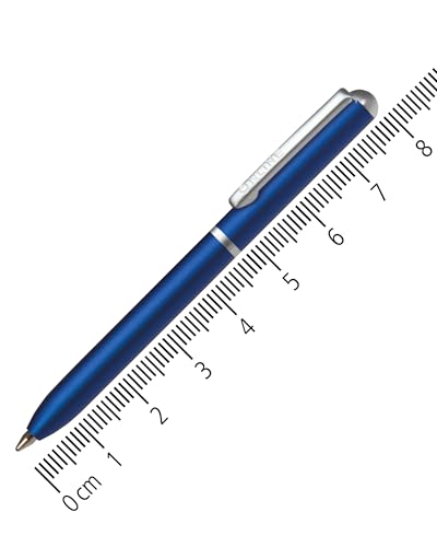 Online Miniatur Dreh-Kugelschreiber Blau mit Metallclip, D1-Standardmine | Mini-Kuli fürs Portemonnaie | 8 cm Länge, passend für Geldbeutel & kleine Taschen für unterwegs | Schreibfarbe blau Online Miniatur Dreh-Kugelschreiber Blau mit Metallclip, D1-Standardmine | Mini-Kuli fürs Portemonnaie | 8 cm Länge, passend für Geldbeutel & kleine Taschen für unterwegs | Schreibfarbe blau von Online