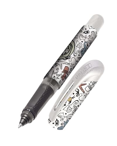 Online Tintenpatronen-Rollerball College Angry Animals, Stift für Rechtshänder und Linkshänder, ergonomisches Griffstück, hochwertiger Tintenroller, Standard-Tintenpatronen, inkl. Kombipatrone blau Online Tintenpatronen-Rollerball College Angry Animals, Stift für Rechtshänder und Linkshänder, ergonomisches Griffstück, hochwertiger Tintenroller, Standard-Tintenpatronen, inkl. Kombipatrone blau von Online