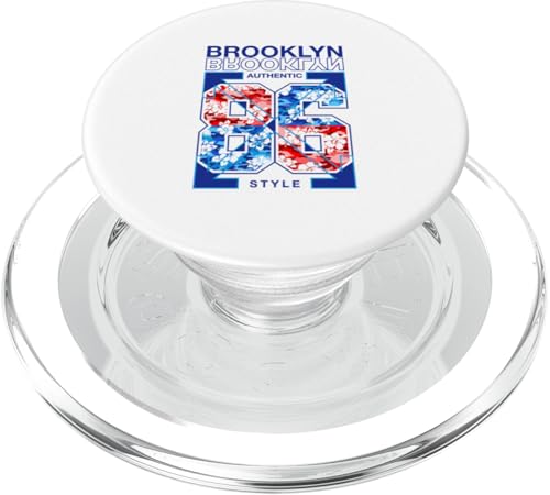 Brooklyn New York Authentic 1986 Gym Street Herren Damen Kinder PopSockets PopGrip für MagSafe von OnlineGNRLSTORE