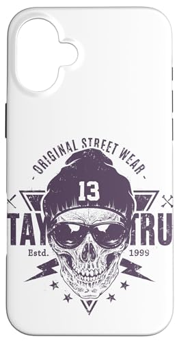 Herren Damen Graffiti Biker Rocker Skull Punk Horror Pirat Hülle für iPhone 16 Plus Herren Damen Graffiti Biker Rocker Skull Punk Horror Pirat Hülle für iPhone 16 Plus von OnlineGNRLSTORE