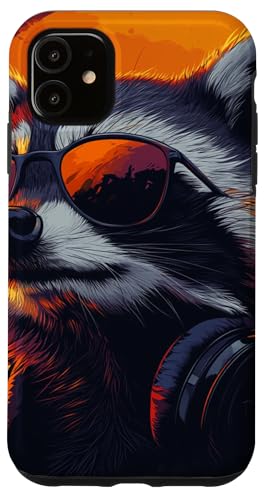 Lustige Retro-Waschbär-Rock-Musik-Geschenkidee für Männer Frauen Kinder Hülle für iPhone 11 Lustige Retro-Waschbär-Rock-Musik-Geschenkidee für Männer Frauen Kinder Hülle für iPhone 11 von OnlineGNRLSTORE