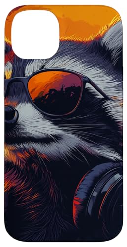 Lustige Retro-Waschbär-Rock-Musik-Geschenkidee für Männer Frauen Kinder Hülle für iPhone 14 Plus Lustige Retro-Waschbär-Rock-Musik-Geschenkidee für Männer Frauen Kinder Hülle für iPhone 14 Plus von OnlineGNRLSTORE