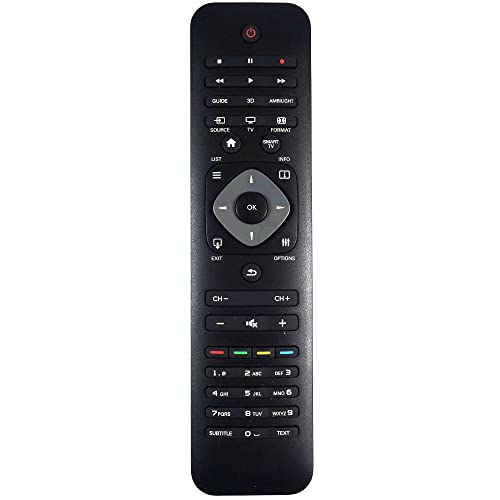 Onlineaudioelectrical Ersatz-Fernbedienung für Philips 42PFL6687K/12 / 42PFL6687K12 TV (Tastatur) von Onlineaudioelectrical