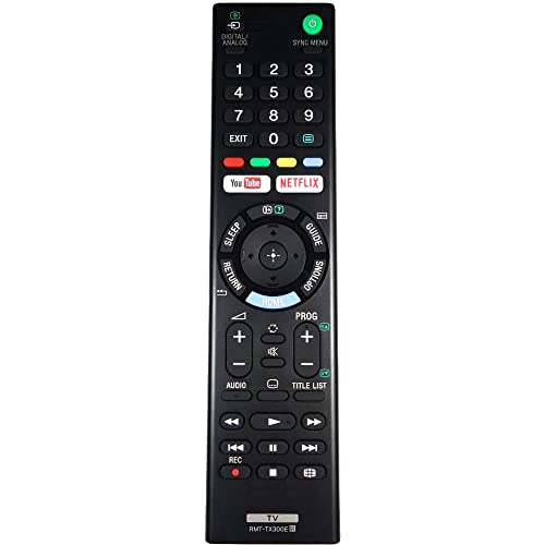 Onlineaudioelectrical Ersatz-Fernbedienung kompatibel für Sony KD-43XF7077 / KD43XF7077 TV von Onlineaudioelectrical