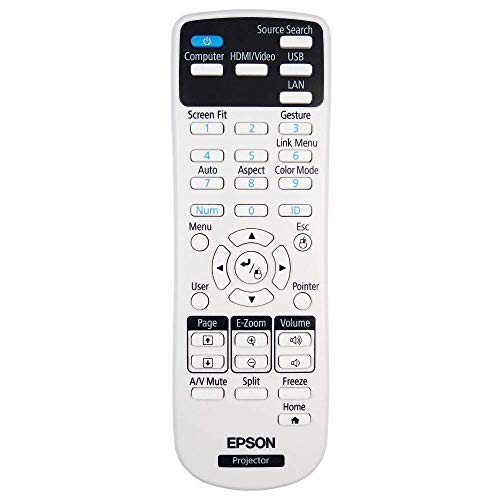 Original Projektor Fernbedienung Ersatz für Epson EB-2250U/EB2250U Original Projektor Fernbedienung Ersatz für Epson EB-2250U/EB2250U von Onlineaudioelectrical