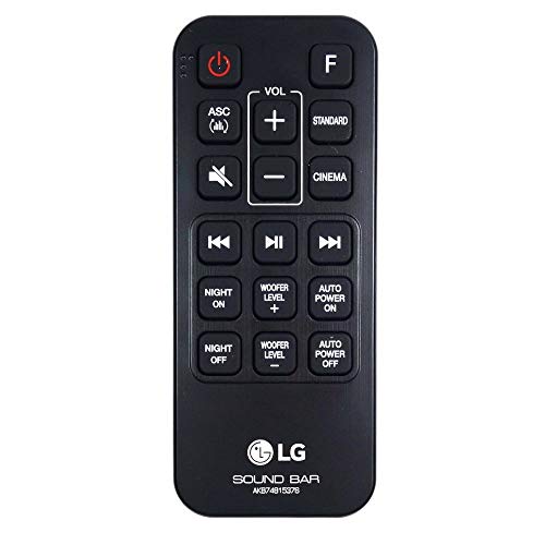 Onlineaudioelectrical Fernbedienung - Original für LG Soundbar SJ3 (Schwarz) Onlineaudioelectrical Fernbedienung - Original für LG Soundbar SJ3 (Schwarz) von Onlineaudioelectrical