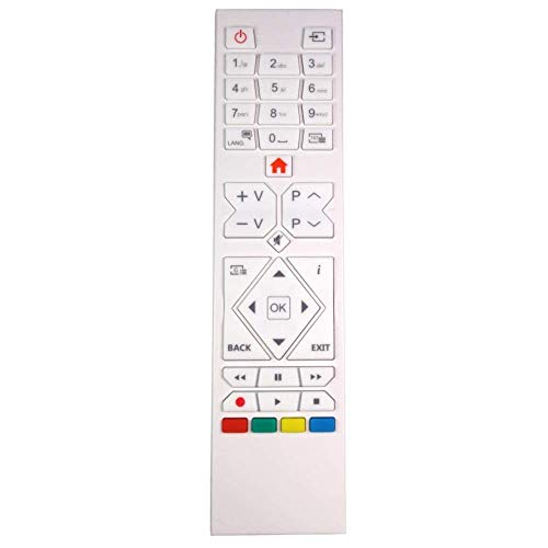 Original Weiße TV Fernbedienung Ersatz für Telefunken XH24G101DW von Onlineaudioelectrical