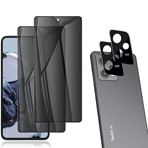 OnlyShield für Xiaomi Redmi Note 13 Pro+, Sichtschutz Schutzfolie Anti-Spy Privatsphäre Tempered Glas Dunkel Privacy Folie Blickschutzfolie Displayschutzfolie mit Kamera Linse Folie (2 STÜCKE) von OnlyShield