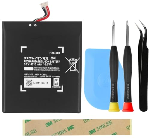 OnlyTech - Ersatzakku HAC-003 für Nintendo Switch HAC-001 und Switch OLED - mit Werkzeug-Set OnlyTech - Ersatzakku HAC-003 für Nintendo Switch HAC-001 und Switch OLED - mit Werkzeug-Set von OnlyTech