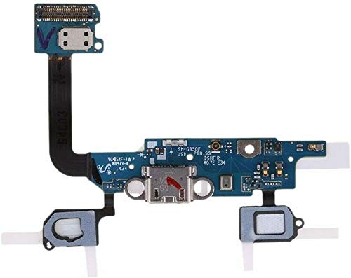 OnlyTech Flachbandkabel für Ladeanschluss kompatibel mit Samsung Galaxy Alpha G850F – Internes Ersatzteil mit USB-Anschluss, Mikrofon, Antenne und Home-Button und Touch-Tasten von OnlyTech